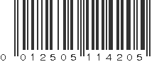 UPC 012505114205