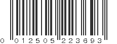 UPC 012505223693