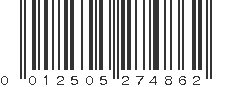 UPC 012505274862