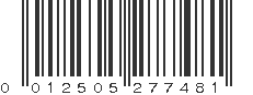 UPC 012505277481