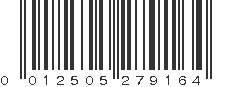 UPC 012505279164