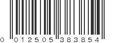 UPC 012505383854