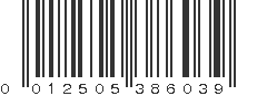 UPC 012505386039