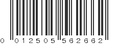 UPC 012505562662