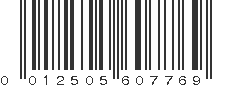 UPC 012505607769