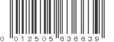 UPC 012505636639