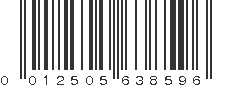 UPC 012505638596