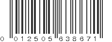 UPC 012505638671