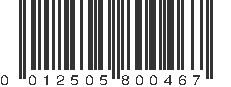 UPC 012505800467