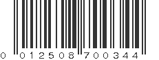 UPC 012508700344