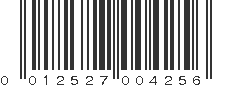 UPC 012527004256