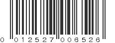 UPC 012527006526