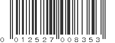 UPC 012527008353