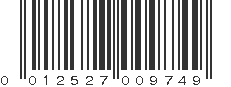 UPC 012527009749