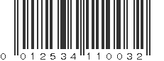 UPC 012534110032