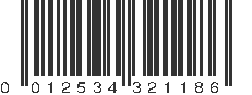 UPC 012534321186