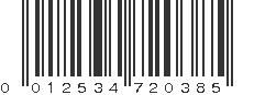 UPC 012534720385