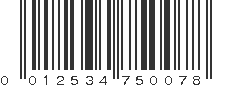 UPC 012534750078