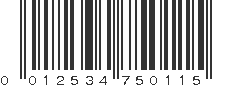 UPC 012534750115