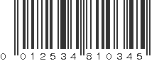 UPC 012534810345