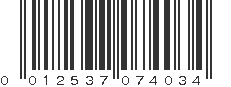 UPC 012537074034