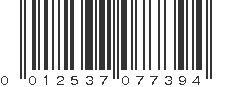 UPC 012537077394