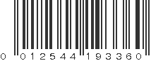 UPC 012544193360