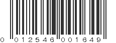 UPC 012546001649