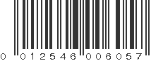 UPC 012546006057