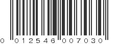 UPC 012546007030