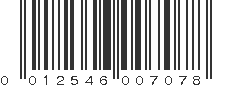 UPC 012546007078