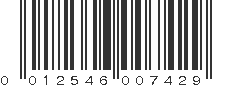 UPC 012546007429