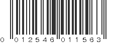 UPC 012546011563