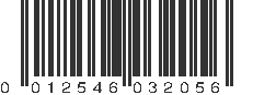 UPC 012546032056