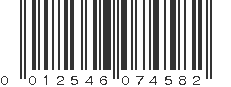 UPC 012546074582