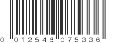 UPC 012546075336