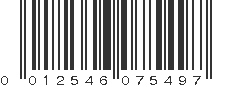 UPC 012546075497