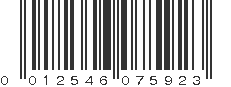 UPC 012546075923