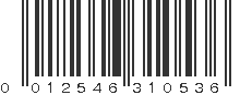 UPC 012546310536