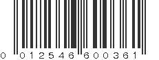 UPC 012546600361