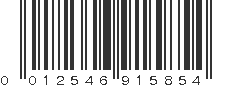 UPC 012546915854