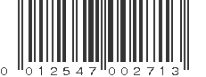 UPC 012547002713