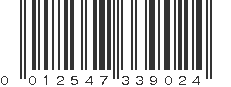 UPC 012547339024