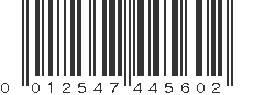 UPC 012547445602