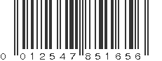 UPC 012547851656