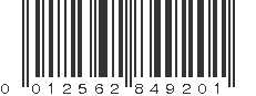 UPC 012562849201