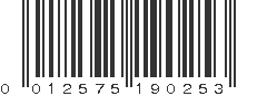 UPC 012575190253