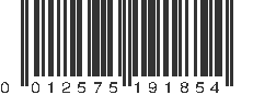 UPC 012575191854