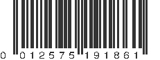 UPC 012575191861