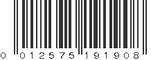 UPC 012575191908